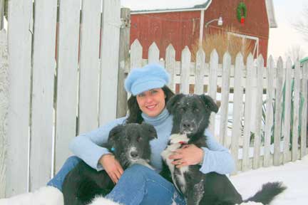 Christine with Cole and Toula